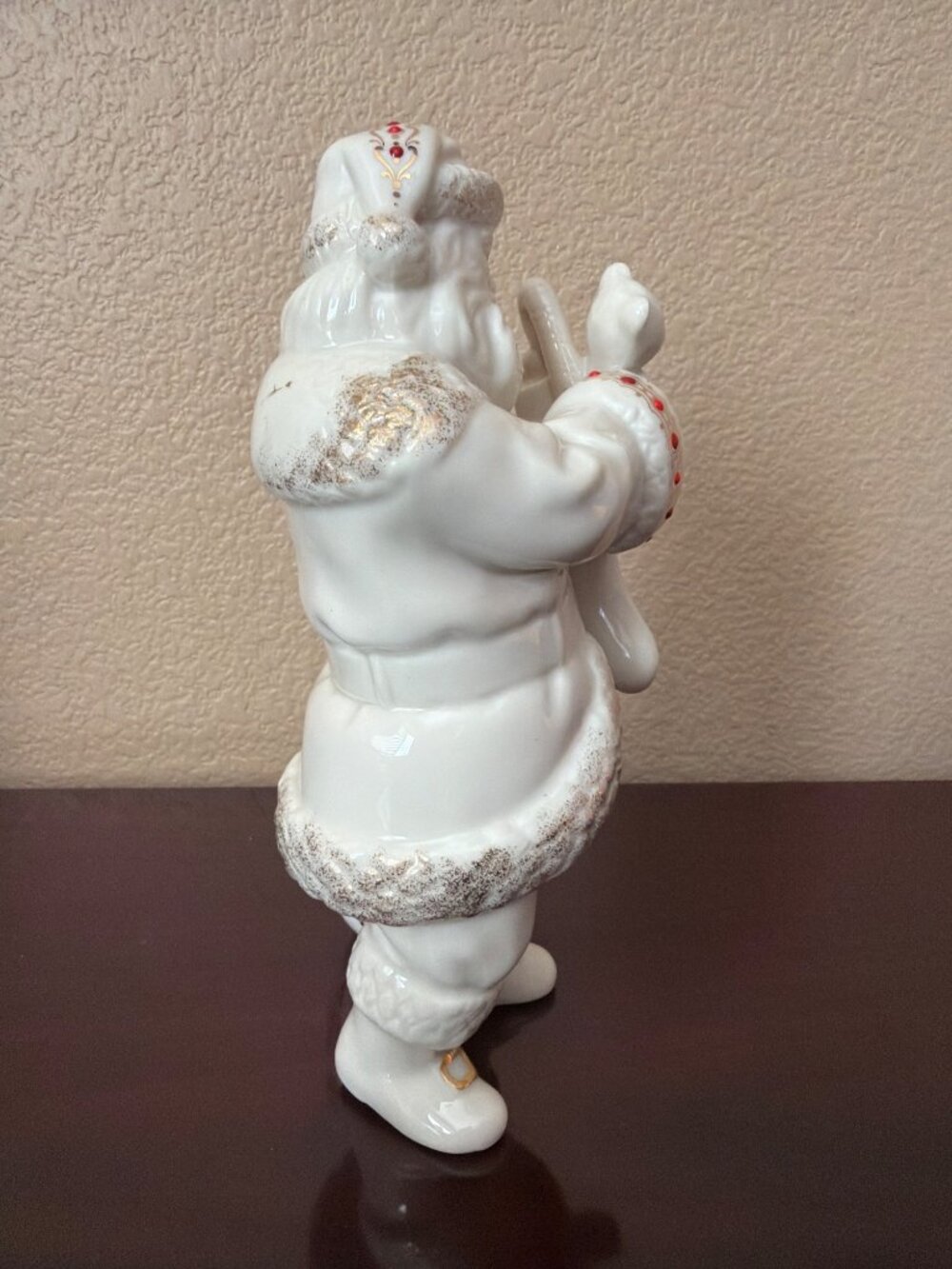 Lenox China Jewels Twas the Night Santa Claus Stocking Porcelain Figurine 8.5" - Picture 4 of 11